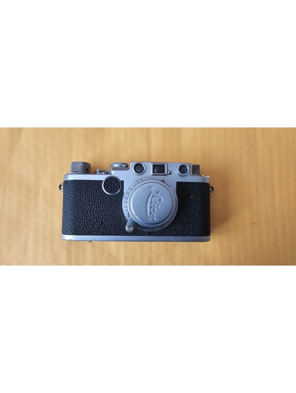 Leica IIf Red Dial Rangefinder Film Camera 1955 with Manual and Leitz Elmar Lens - Picture 8 of 14